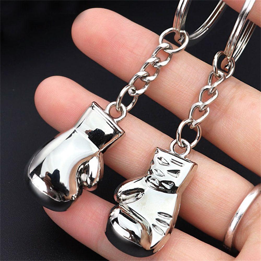 Fighting Interior Accessories Keys Holder Bag Pendants Boxing Gloves Keychains Gift Souvenir
