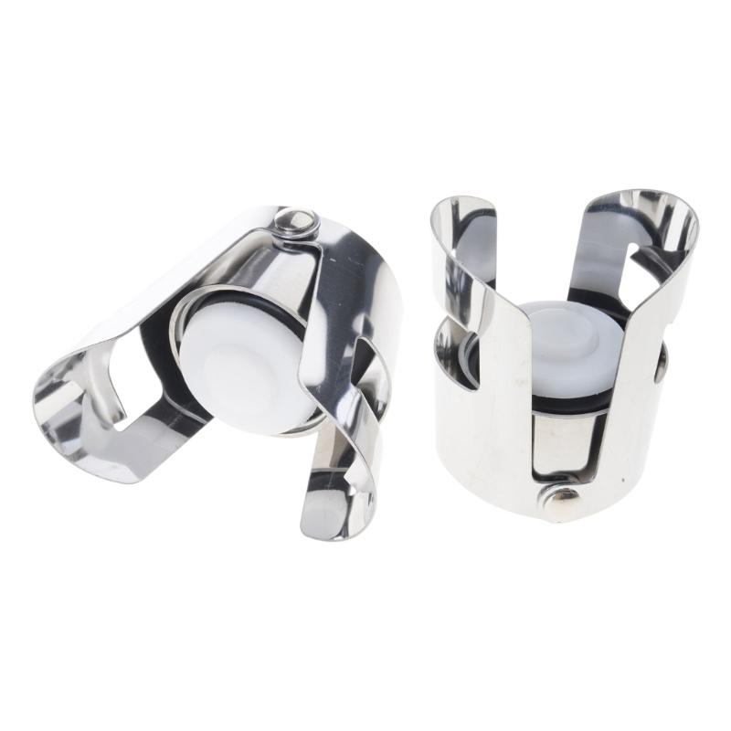 2/4/6/8 шт. Стальные пробки для шампанского с силиконовым вакуумным уплотнением для герметичного сохранения игристых и красных вин