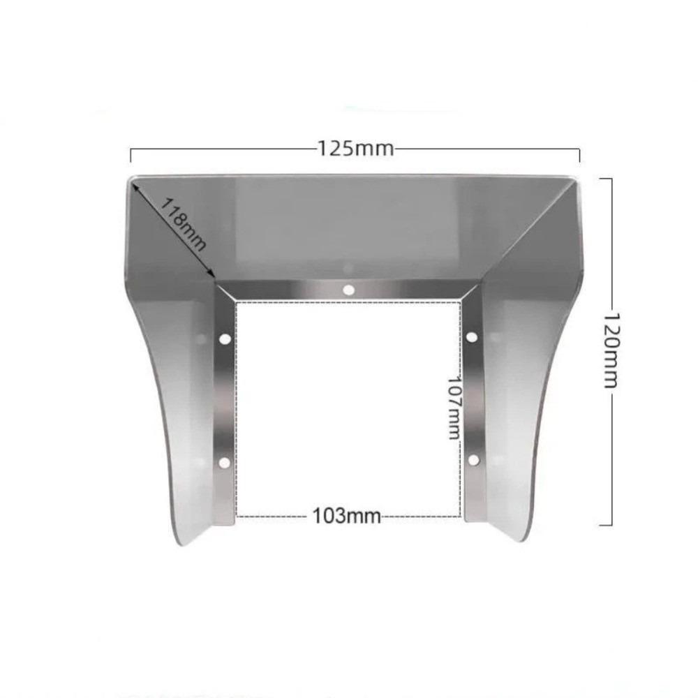 Stainless Steel Waterproof Socket Cover Rainproof Anti-collision Outdoor Switch Protection Socket Household Items