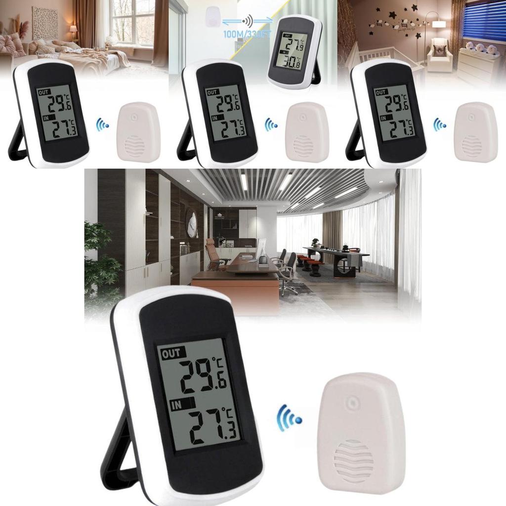 Беспроводной термометр высокой точности для внутреннего и наружного использования, для дома и теплицы