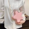 Cute Candy Color Star Shape Women's Mini Crossbody Shoulder Bag Summer Girls Chain Funny Purse Children Jelly Clutch Handbag CLE