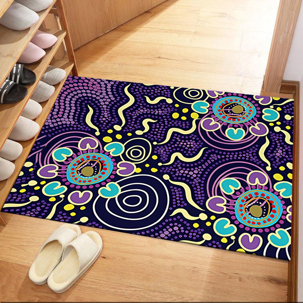 Australian Aboriginal Style 72 Carpet Suitable for Decorate room Hallway Playrooms Study room Anti-slip Rug Office home decor