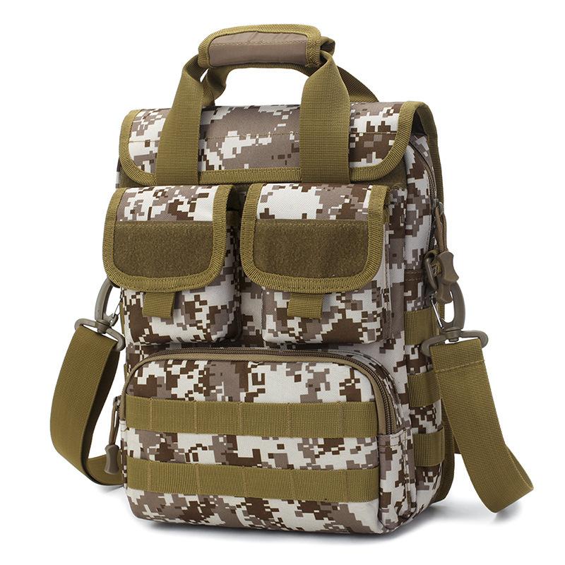 Мужская военная тактическая сумка-мессенджер Molle, водонепроницаемая мужская камуфляжная уличная сумка с одним поясом