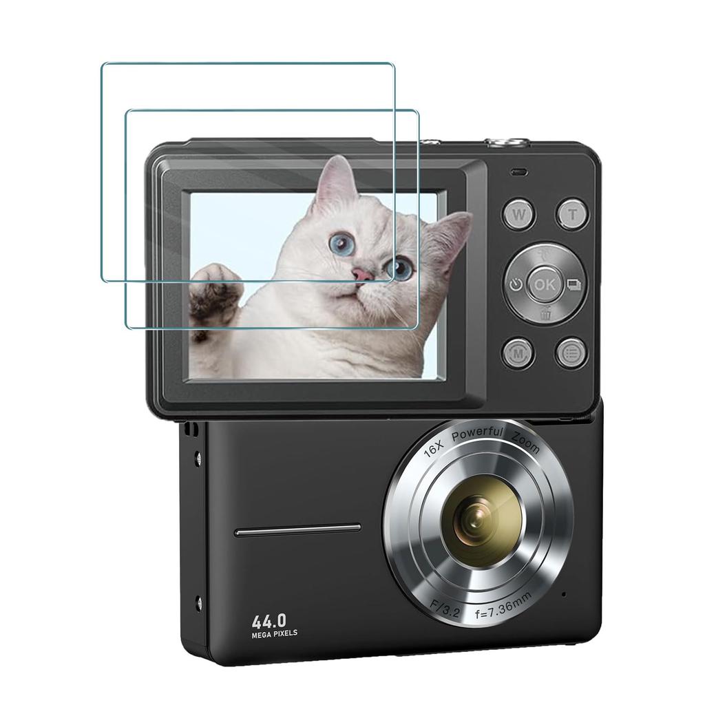 For Lecran Digital Camera Digital Camera Film Tempered Glass Protective Film High Transparency Shatterproof Automatic Adsorption Ultra Thin 9H