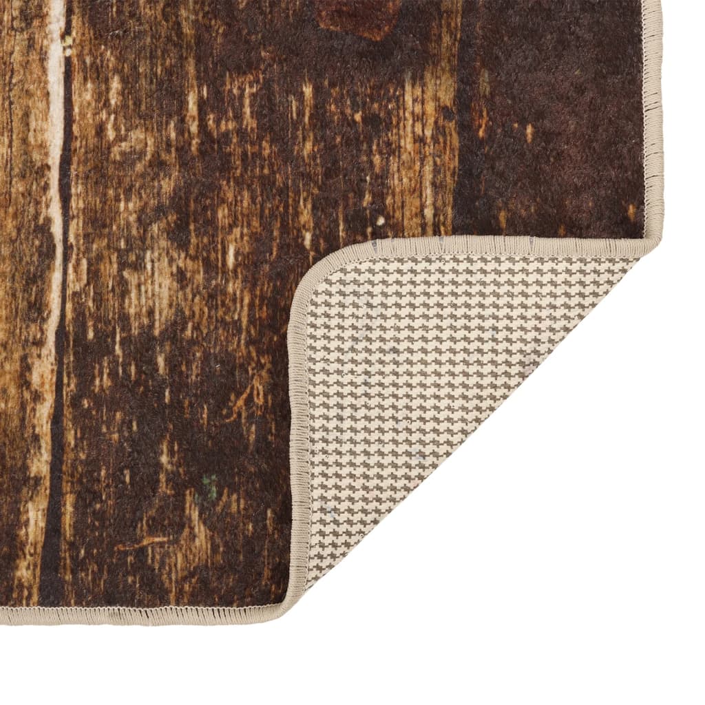 Multi Color Kitchen Rug 60 x 180 cm Washable