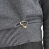 Ingemak Unique Irregular Hollow Geometry Brooches for Women Minimalism Gold Color Metal Shirt Collar Lapel Suit Pin Accessories