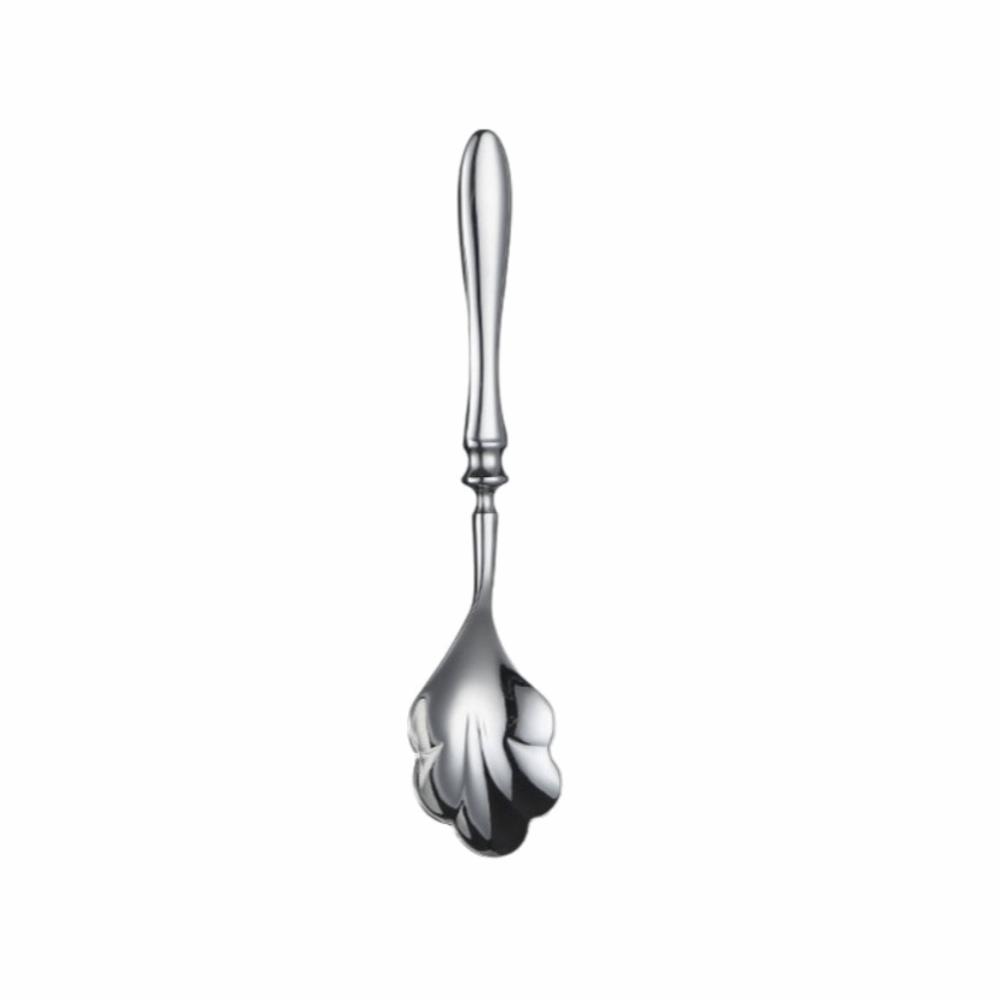 Shell Shape Stainless Steel Spoons French Table Serving Spoons Durable Dessert Spoons  Hotel
