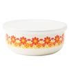 Fuji Horo Storage Container Round Enamel 18cm Showa Retro Memories Sunflower SF FJ-18CF