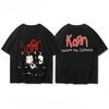 Футболка с коротким рукавом группы Korn для лета, американская, альтернативная, индастриал, рок, хлопок, удобная, с коротким рукавом