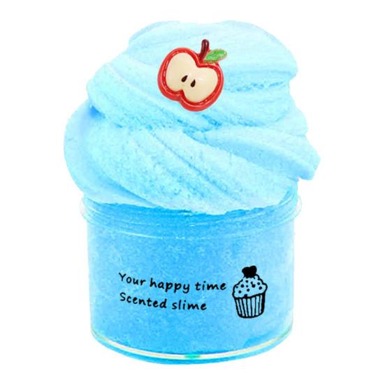 70 мл Цветная глина Игрушка Мягкая Кристальная Грязь Тянущаяся Нелипкая Облачная Снятие Стресса Новинка Игрушка Сделай Сам Изготовление Фруктовый Слайм Игрушка Декомпрессионная Игрушка Детская Игрушка Подарок