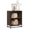 VidaXL Bookcase Brown Oak 60x35x76 Cm Engineered Wood, Bookcase, Room Divider, Separator, Cabinet of 849103