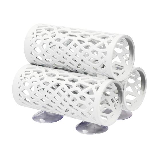 Туннель для рыбки петушка 3-в-1, декор для аквариума, укрытие для маленьких рыбок, гамак для петушка на присосках, трубка для отдыха и игр для петушков, гуппи, неонов