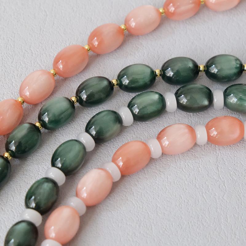 Новая модная осенняя женская сумка, аксессуар, съемная роскошная бисерная цепочка, симпатичный акриловый ремешок, женская сумка с ручкой через плечо, цепочка