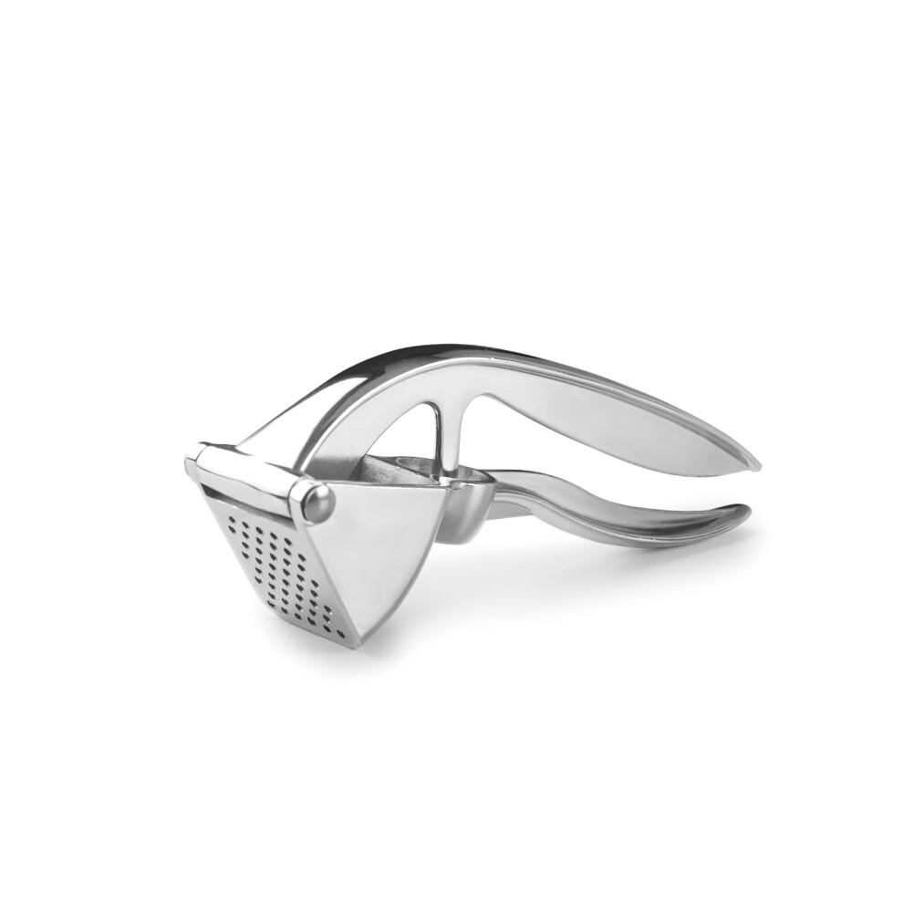 Garlic Press Stainless Steel with Ergonomic Handle and Dishwasher Safe Design for Easy Crushing and Mincing