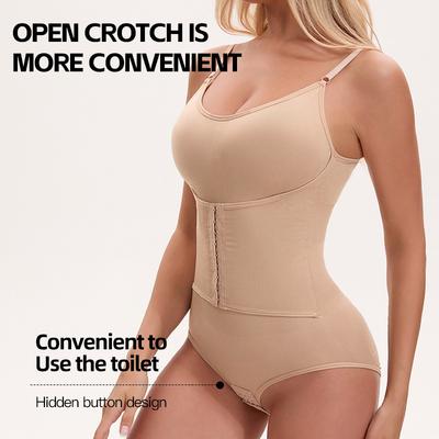 Боди без бретелек на пуговицах, формирующее, с высокой степенью компрессии для женщин, пуш-ап и лифтинг, контроль живота, подтяжка ягодиц, моделирующее фигуру, утягивающее талию нижнее белье