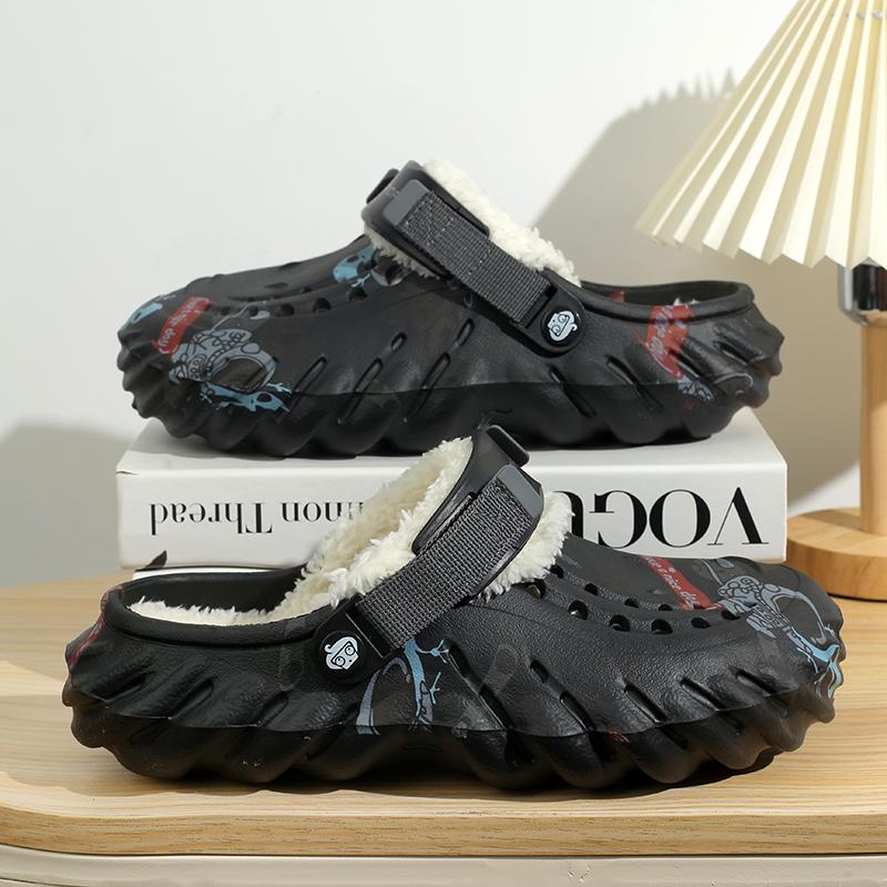 2024 зимние мужские сандалии легкие мужские повседневные туфли из ЭВА с отверстиями, сабо для любителей дома, сада, отдыха на природе, для мужчин, пляжные тапочки на плоской подошве 45