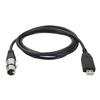 USB Male To XLR Female Microphone Converter Mic Studio Adapter Audio Link Cable