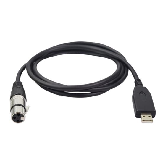 USB Male To XLR Female Microphone Converter Mic Studio Adapter Audio Link Cable