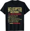 NEW LIMITED Helicopter Technician Helicopter Mechanic Tee T-Shirt S-3XL