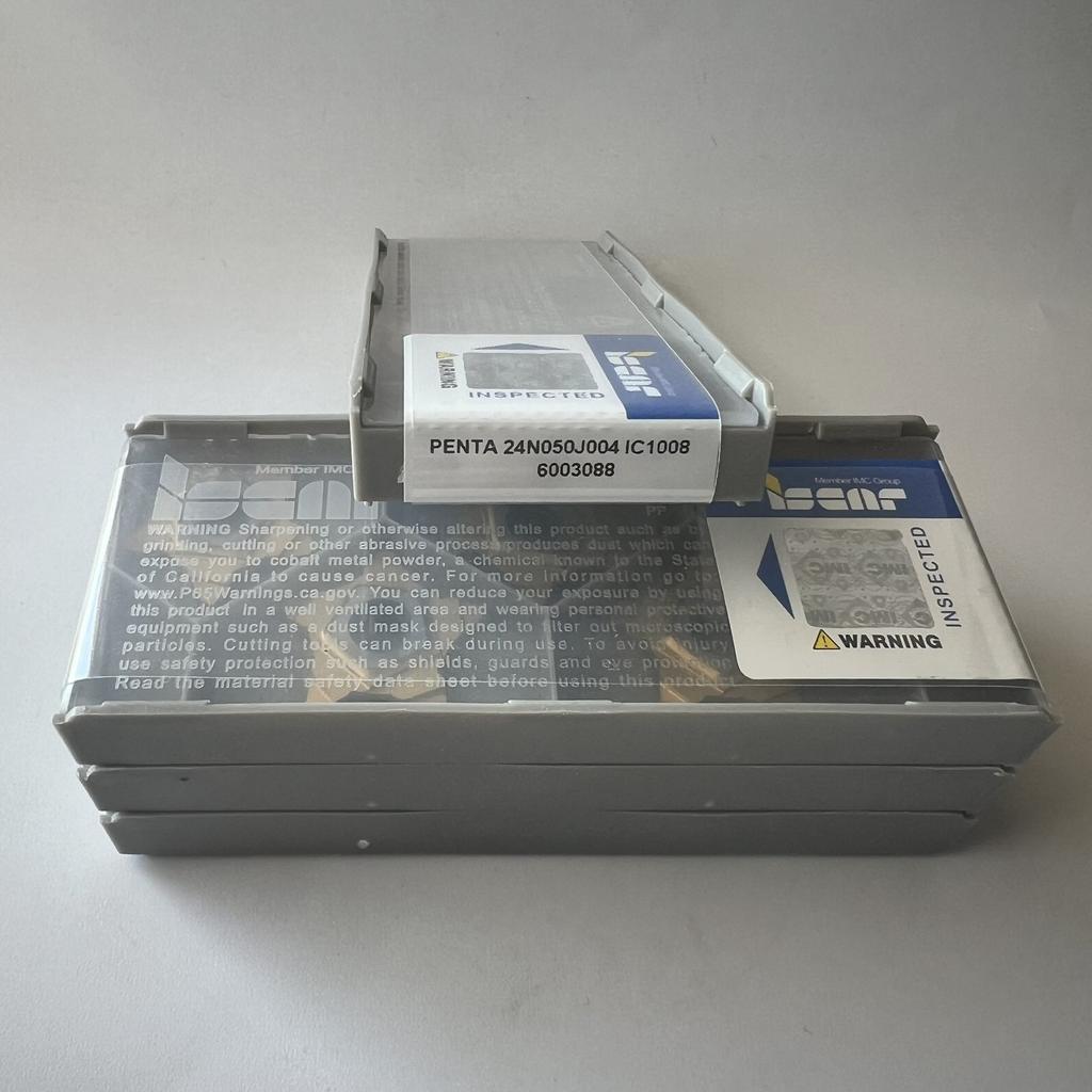 ISCAR / PENTA24N050J004 IC1008 / Industrial indexable carbide inserts 10 Pcs