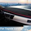 For Toyota Corolla 2007-2012 2013 2014 2015 2016 2017 2018 LHD Car Dashboard Cover Avoid Light Pads Anti-UV Mats Accessories