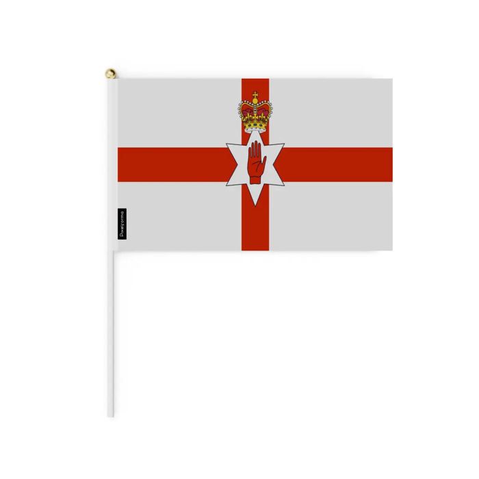 Drapeau - Irlande du Nord - Mini Drapeau - 30 x 45 cm - 50 pièces - Polyester résistant