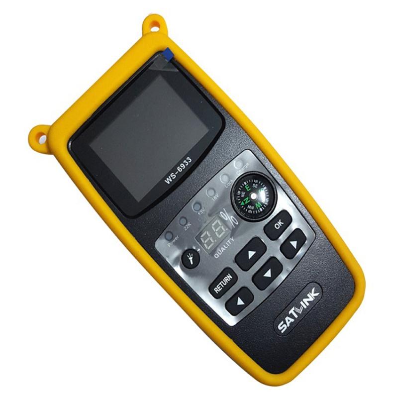 Поиск спутников Satlink Ws-6933 Цифровой Satfinder Dvb-s2 2,1-дюймовый ЖК-дисплей Sat Meter