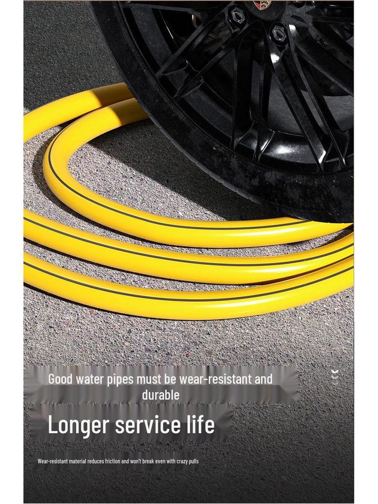 Высокотемпературный, устойчивый к давлению 1-дюймовый шланг для автомойки, полива цветов и овощей, использования во дворе
