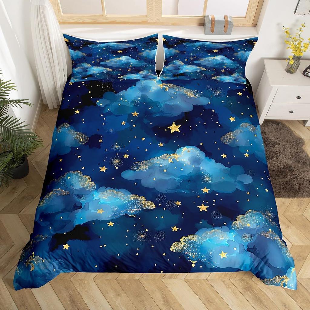 Colorful Dog Paw Three-Piece Quilt Cover 3D Digital Printing Bedding Cover Pet Animal Bed Cover