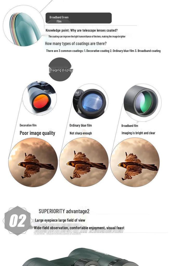 Водонепроницаемый бинокль Celestron Nature DX HD с азотным наполнением, для условий низкой освещенности, с высоким увеличением и фазово-корректирующим покрытием