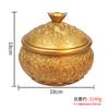 Латунная Золотая Жаба с Крышкой Песочное Золото Вращающийся Юаньбао Чаша Сокровищ Привлекающая Богатство Ресепшн Вход Гостиная Р