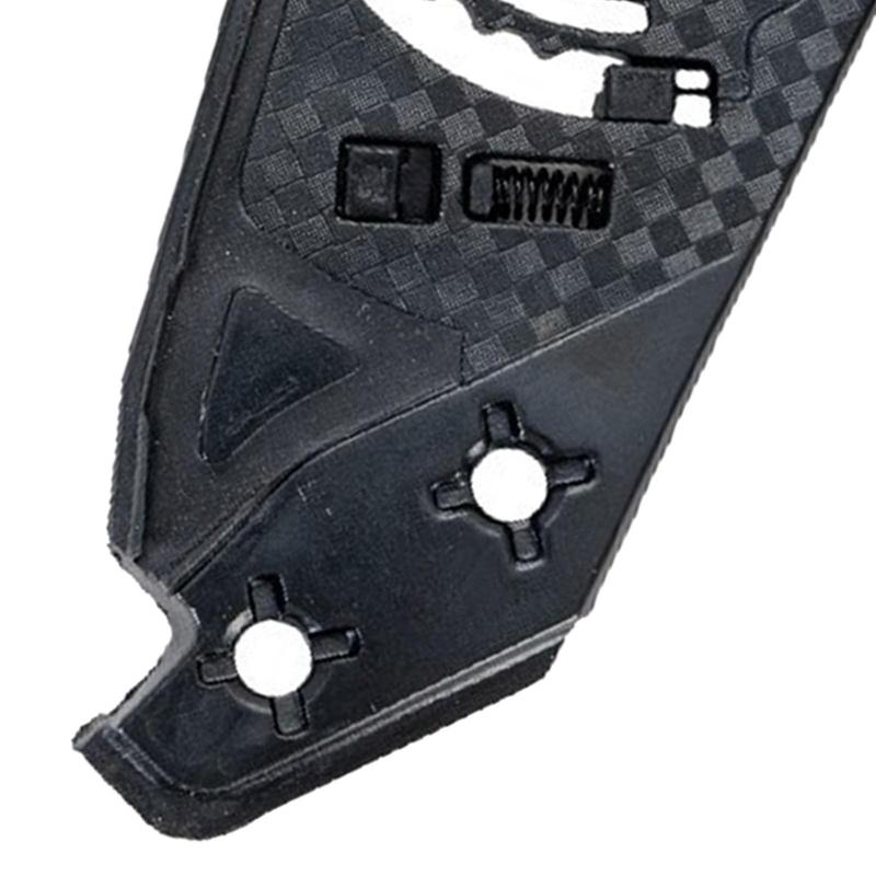 Black Plastic Motorcycle Lens Base Replacement Helmet Visor Plate Repair Part for MT ATOM 2 SV