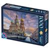 Пазл D-Toys из 1000 деталей, 62154-EC21 Пейзажи: Храм Спаса на Крови, Санкт-Петербург, 47 х 68 см