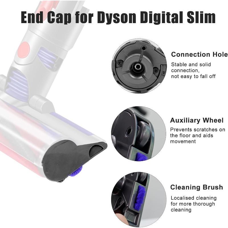 Заглушка для торца щетки-валика для Dyson Digital Slim, V8 Slim, V12 V15 Detect Slim Запасная часть