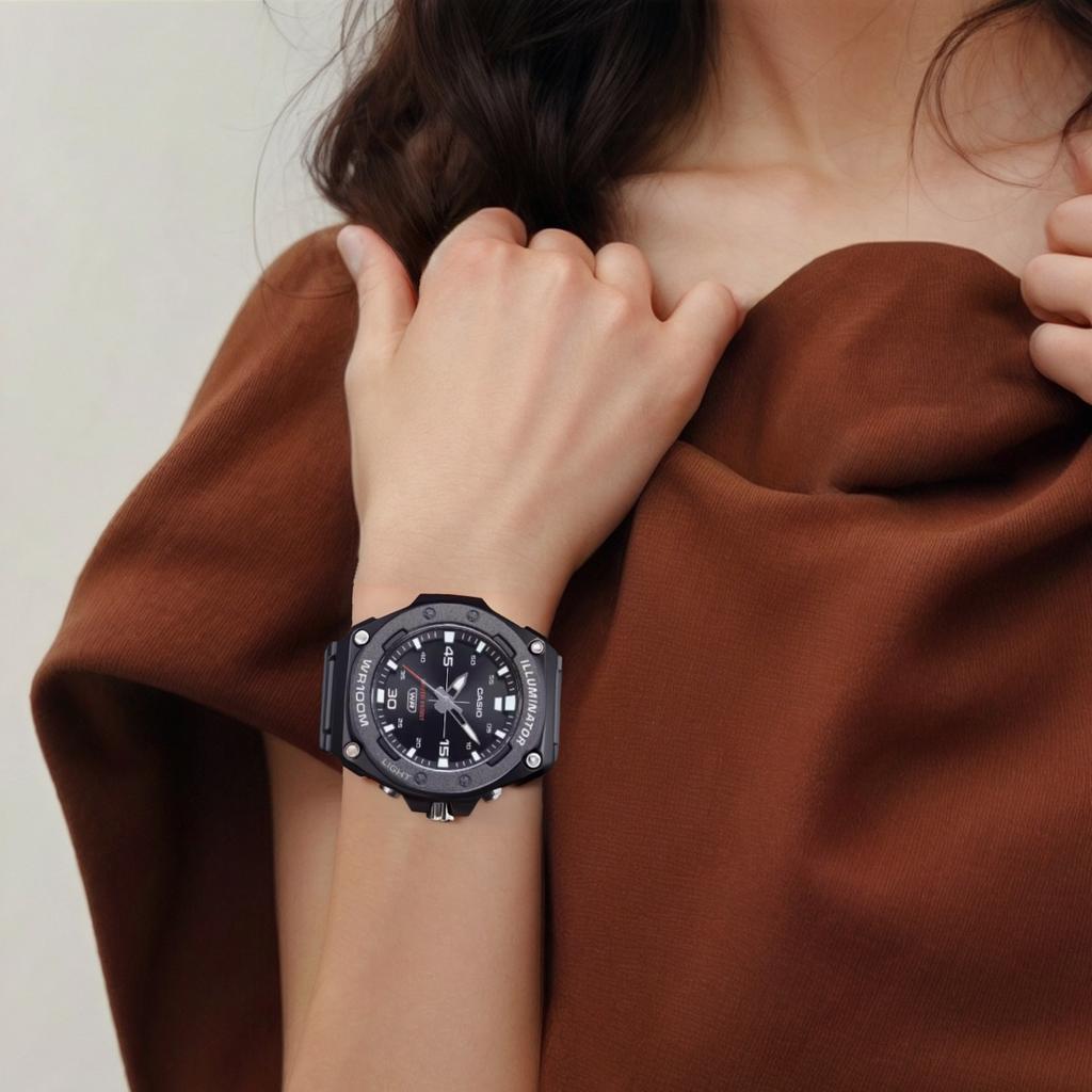Casio Унисекс Черные Часы MW-620H-1AVDF MW-620H-1AVDF