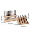 Household Wooden Pen Stand Vertical Pen Holder Creative Office Pen Holder  Kitchen Organizing Box