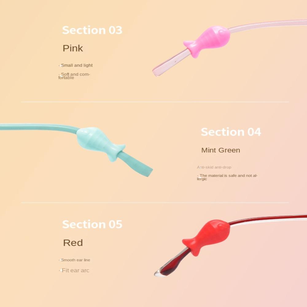 Anti Drop Temple Tip Stoppers Holder Silicone Anti Slip Ear Hook Eyeglasses Grip Men Women