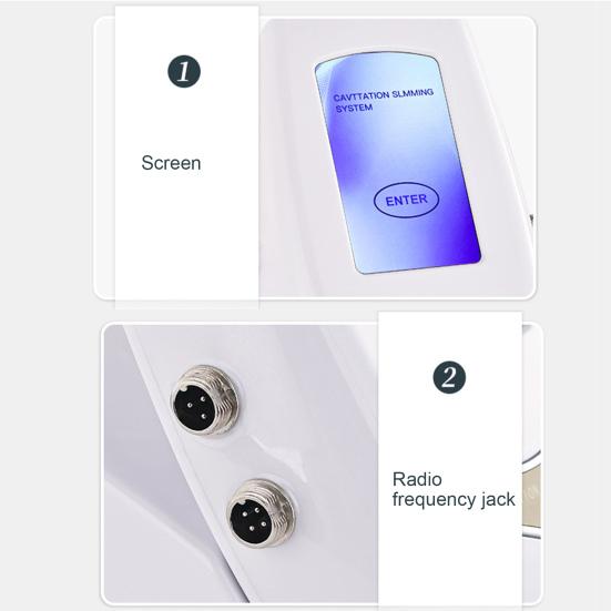 Инструмент для удаления жира 4 в 1. Тело, лицо, рука, живот. Устройство для подтяжки бедер. Светодиодный светильник. Радиочастотная ультразвуковая технология. Инструмент для сжигания жира.