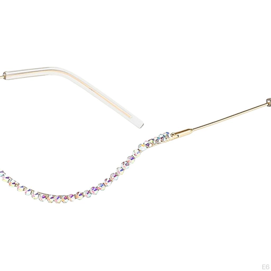 Chic Half Frame Glasses for Women Elegant Eyewear