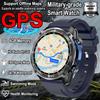 Новые военные смарт-часы с GPS для мужчин, офлайн-карты, 4 ГБ памяти, водонепроницаемость 5 АТМ, компас, видеоплеер, 860 мАч, для плавания, спортивные смарт-часы