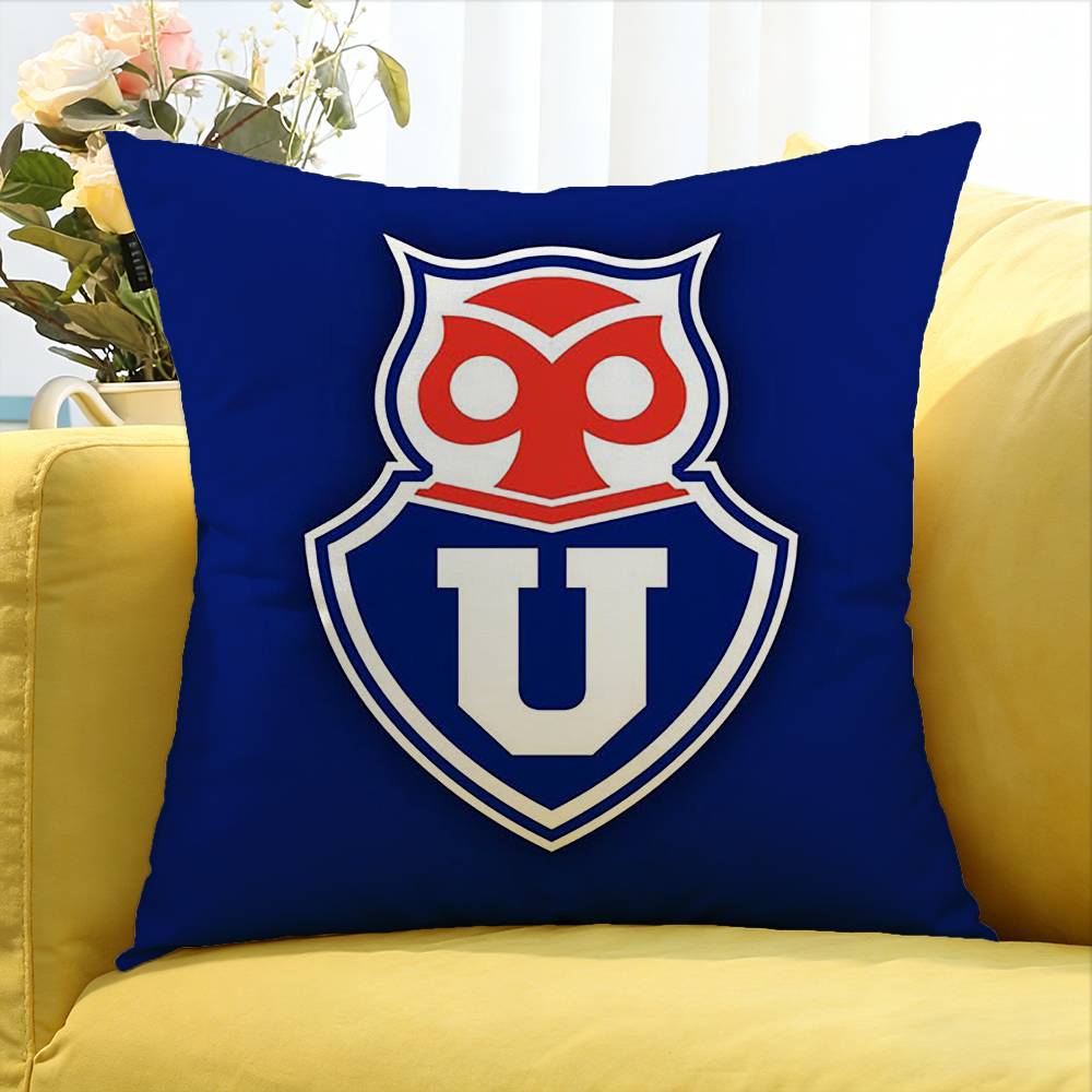CChile University Logo Various Sizes Square Pillow Case For Car Home Bedchamber Decor