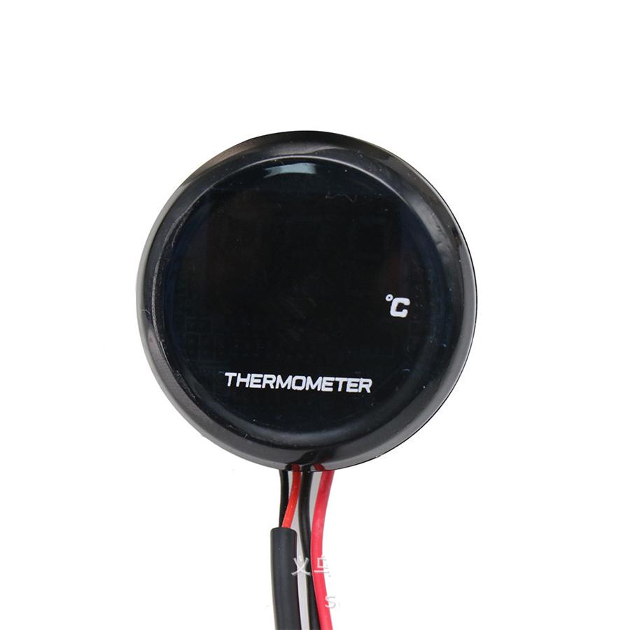 Universal 0°C-120°C Motorcycle Motorbike Thermometer Instruments Water Temperature Gauge Digital Display Meter