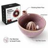 Rotating Water Flow Berry Washing Bowl Central Drain Berry Washer Bowl  Small Fruit Cleaning