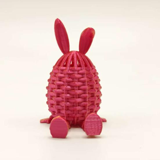 3D-печатные пасхальные яйца, гибкие, подвижные, яйцо-кролик, наполнители для пасхальной корзины, для вечеринок, декор для дома, офиса, стола