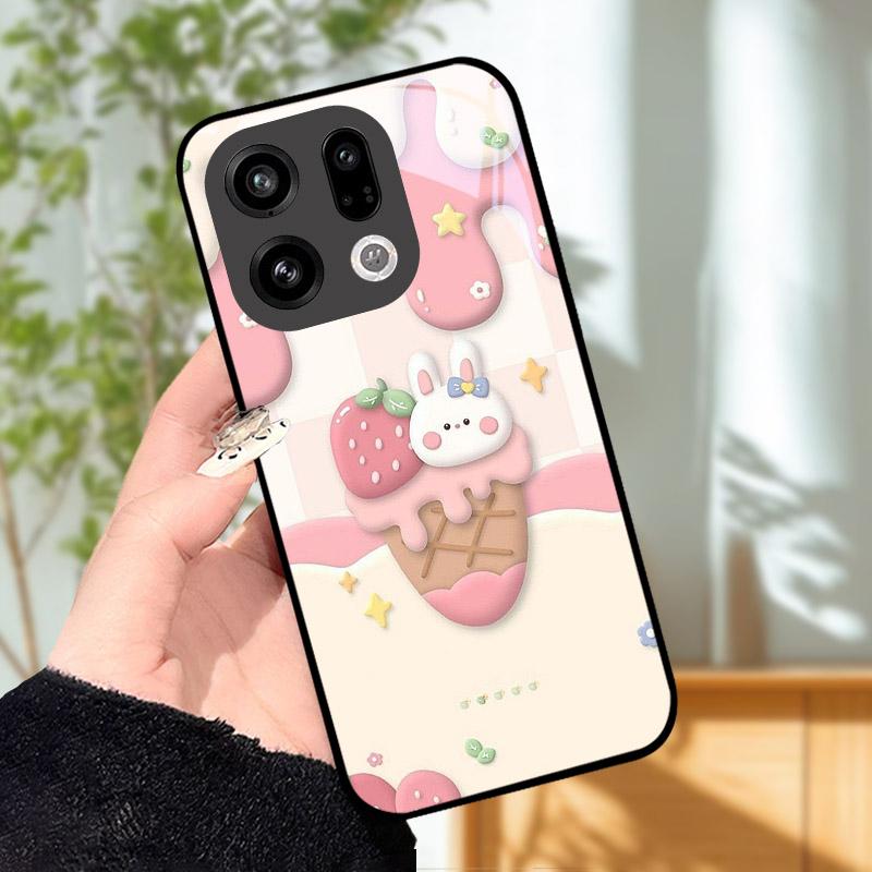 Чехол для телефона OPPO Find X9 Pro FindX9 FindX8 X8Pro Защита камеры Закаленное стекло Задняя крышка Ударопрочный Жесткий ПК Fundas Оболочка