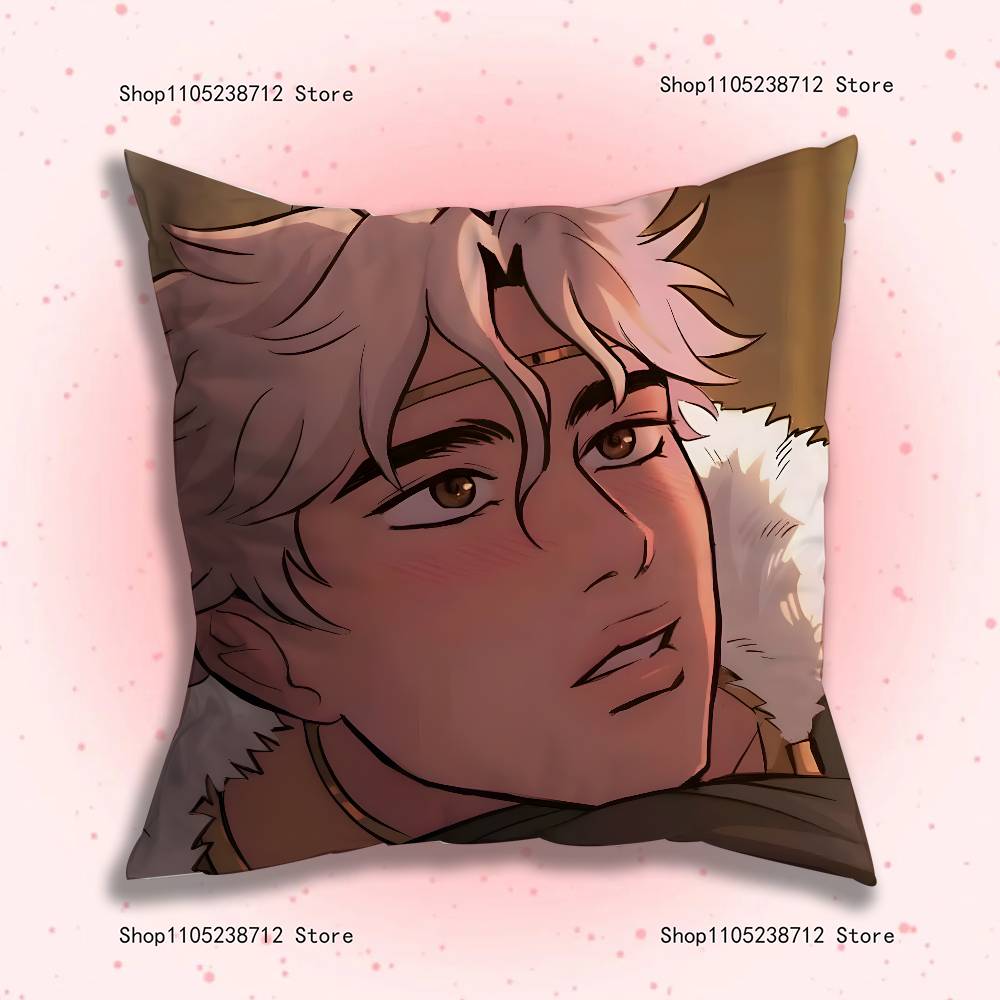 OOsora Comic Pillow Covers Cartoon Sofa Decorative Home Doublesided Printing Short Plush Cute Cushion Cover