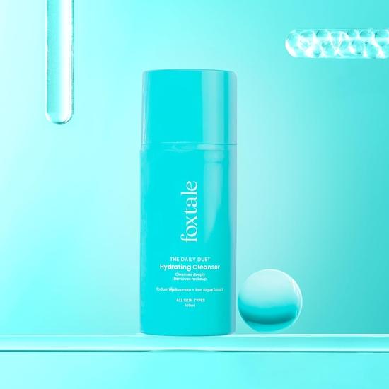 Foxtale Gentle Hydrating Face Wash с гиалуроновой кислотой и витамином B5 | Глубокое очищение пор | Очищающее средство для мужчин и женщин | Все типы кожи | 100 мл
