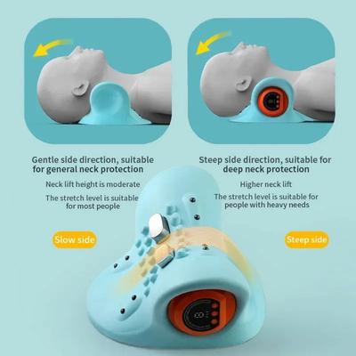 Электрическая подушка для импульсного массажа шеи, растяжитель для шеи и плеч, релаксатор, устройство для шейной тракции, тепловая терапия для облегчения боли