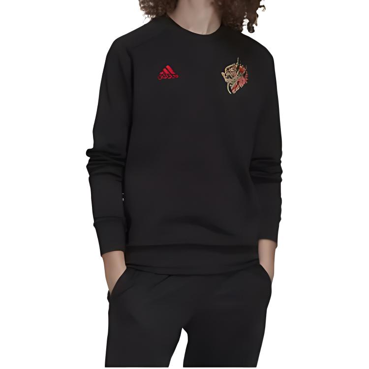 adidas Свитшоты Manchester United Мужские с круглым вырезом Средняя посадка Обычные GH0029