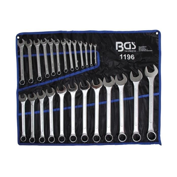 Jeu De Clés Mixtes (DIN 3113A) 6 - 32 Mm 25 Pièces